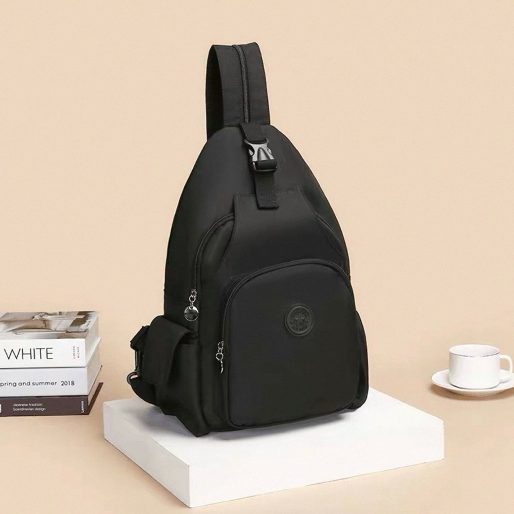 Black Backpack Sling Bag